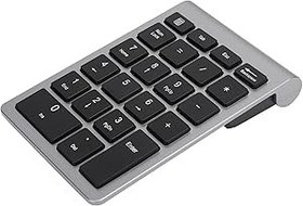Resim Klavye 22 Anahtar Kablosuz Sayısal Klavye, 7/8/10 Için Ergonomik Tasarım, öğrenciler Ve Oyuncular Için Uygun (Demir gri) 