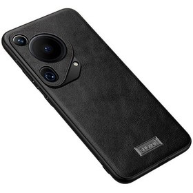 Resim Huawei Pura 70 Ultra Telefon Kılıfı İçin Pu Deri+tpu+pc Arka Kapak 