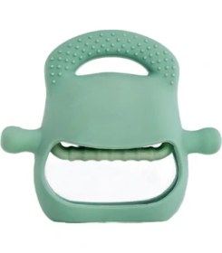 Resim Urfakent Koyu Yeşil Bebek Silikon Diş Kaşıyıcı 