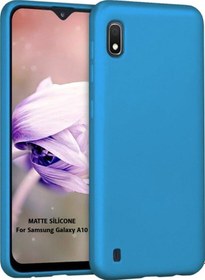 Resim Samsung Galaxy A10 Arka Kapak Silikon Kılıf + Temperli Cam Ekran Koruyucu 