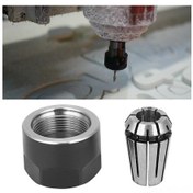 Resim Tenfowee Er11 Çelik Yaya Somunu Ve Somun, Cnc Freze/gravür Makinesi İçin 6mm Tutucu, Yüksek Sertlikli, Hassas Ve Güçlü Tutma, Değiştirme Parçası 