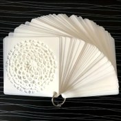 Resim 36 Parça Mandala Noktalama Şablon Seti - Dayanıklı PET Plastik Boya Şablonları DIY Sanat, El Sanatları, Ev Dekorasyonu için - Yeniden Kullanılabilir ve Temizlemesi Kolay 