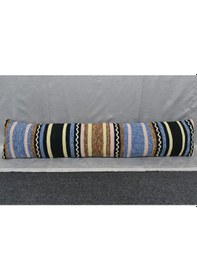 Resim Zehra Abla Halı Yeni El Dokuma Dekoratif Lumbar Kilim Kırlent Yastık Kılıfı 6209 