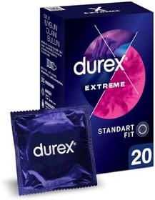 Resim Durex Extreme Geciktiricili ve Tırtıklı 20'li Prezervatif 