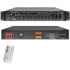 Resim Westa Wm-2080u 200 Watt Trafolu 3 Bölge Kontrollü Mixer Anfi 