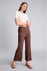 Resim DeFacto Culotte Düz Paça Bürümcük Pantolon H8605AX26HS 