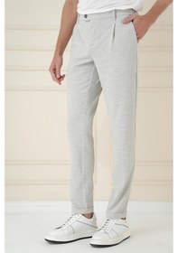 Resim Efor Comfort Fit Gofre Dokulu Beli Lastikli Pileli Taş Jogger Pantolon P 1174 Taş 