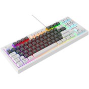 Resim Appa Everest Kb-98 Sılent Tkl-mini Gri Mavi/beyaz Rainbow Q Membrane Klavye 