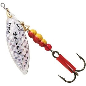 Resim Mepps Longue Rainbo Gümüş-gümüş Döner Kaşık 