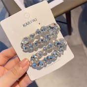 Resim 2 Adet Işıltılı Taşlı Saç Tokası - Güvenli Tutuşlu Dayanıklı Plastik Saç Aksesuarları, Doğum Günleri, Tatiller & Özel Günler İçin Mükemmel 