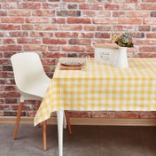 Resim DC Home Kareli Masa Örtüsü - Sarı - 160x220 cm 