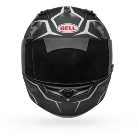 Resim Bell Qualifier Stealth Camo Kapalı Kask (MAT SİYAH-BEYAZ) 