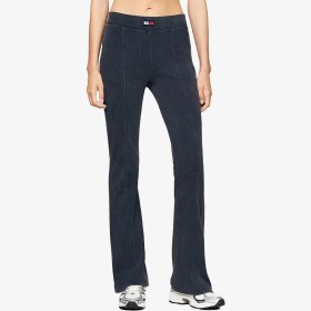 Resim Zip Hem Flared Leggings 'Charcoal' 