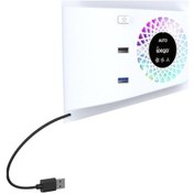 Resim Ankatek Yüz Usb Soğutucu Soğutma Slim Sıcaklık Rgb Ps5 Pg-p5s019 Kontrolü Kapağı Işıklı İpega İçin Hub Fanı + Ep 