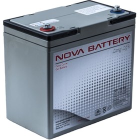 Resim Nova Akü Nova 12v 55 Ah Amper Deep Cycle Jel Akü 