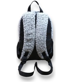 Resim Monte Lui Mnt3637 Peluş Sırt Çantası Gri Kahverengi 