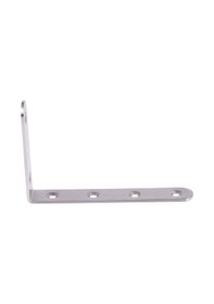 Resim 125x75mm L Şekli Paslanmaz Çelik Raf Köşe Desteği Köşebent 