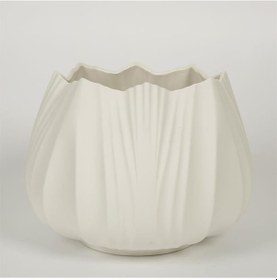 Resim Evdema Gonca Vazo 5 19 20 36 Cm Krem 