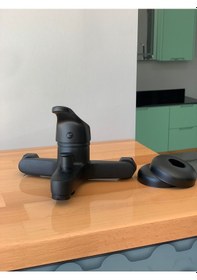 Resim Armour Armatür Siyah Banyo Batarya Seti 3 Lü Set Siyah 