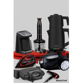 Resim Goldmaster Blackchef 32 Parça Avantajlı Elektronik Evlilik Paketi Elektrikli Mutfak Çeyiz Seti 