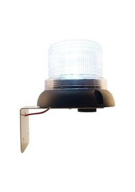 Resim Mesan Ø90 İkaz Lamba Led Buzzer L Montaj Beyaz 220vac Ms 726.4.220vac 