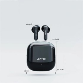 Resim Lenyes Serene X ANC Özellikli ENC Teknolojili Kulak İçi Bluetooth Kulaklık v5.4 - Siyah 