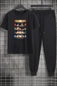 Resim uyguntarz Unisex Cosplay Haikyuu Baskılı 2'li Eşofman Takımı 