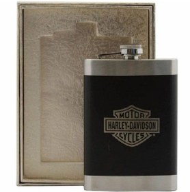 Resim Harley Davidson Matara 5 Oz 147 Ml İçecek Viski Konyak Matarası Siyah 
