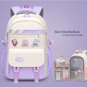 Resim Maxaccess Şık Genç Okul Çantası Purple S Hafif Dizüstü Dostu Dayanıklı Güvenli Bölmeler Ayarlanabilir Askılar Mor 