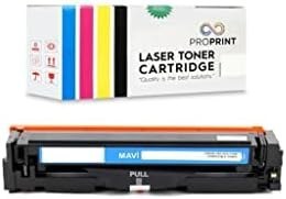 Resim Proprint 203X CF541X Mavi Muadil Toner 2500 Sayfa M254nw, HP ile uyumlu 