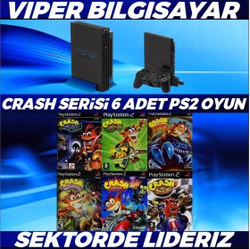 Resim MUHTEŞEM CRASH SERİSİ 6 ADET PS2 OYUN [ AÇIKLAMAYI OKUYUNUZ ] 