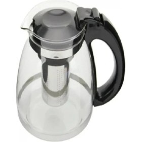 Resim MiraLive Çelik Süzgeçli Cam Çaycı Servis Demlik 1500 Ml. -7488 