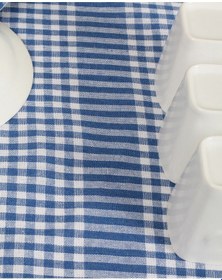 Resim Mavi Renkli Pöti Kare Kurulama Bezi,beslenme Ve Servis Peçetesi 