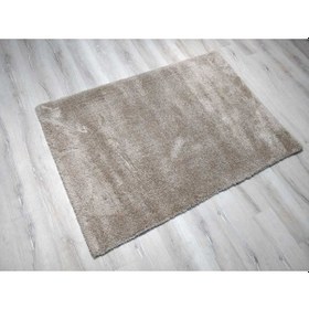 Resim Yamalı Home Loft Bej Yumuşak Dokulu Halı 80X140 Cm 