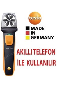 Resim Testo 410i Akıllı Telefon Ile Kullanılabilen Pervaneli Anemometre 