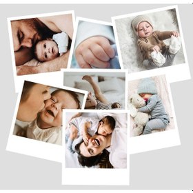 Resim 15Adet 8.67X10.2Cm Polaroid Fotoğraf Baskısı- Polokart- Polo Kart 