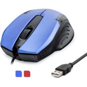 Resim Hadron Kablolu Mouse 800 Dpı 140 cm Mavi Kırmızı HDX3254 