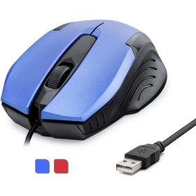 Resim Hadron Kablolu Mouse 800 Dpı 140 cm Mavi Kırmızı HDX3254 