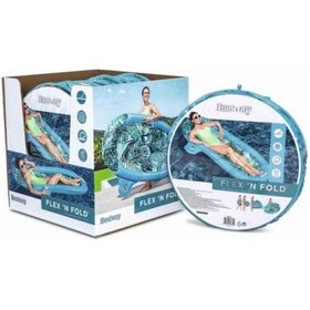 Resim Bestway Kumaş Bardaklıklı Fileli Yatak 171x94 Cm - 43552 Çok Renkli 