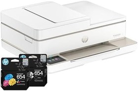 Resim HP DeskJet Plus Ink Advantage 6575 All-in-One Yazıcı, Baskı, Kopyalama, Tarama, Mobil Faks, 714D5C 