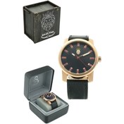 Resim Galatasaray Deri Kordon Saat Hediyelik Ahşap Kutulu 