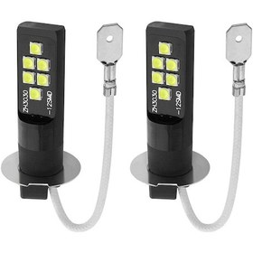 Resim Lemestar 80w H3 Led Sis Far Ampulü Çift - 6000k Beyaz Işık, Uzun Ömürlü Ve Dayanıklı 