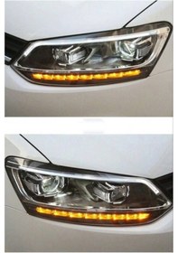 Resim Volkswagen Polo 2010 / 2017 Arası Uyumlu Full Led Far 