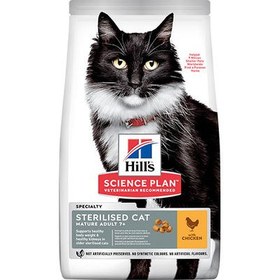 Resim Hills 7+ Kısırlaştırılmış Tavuklu Yaşlı Kedi Maması 1,5 Kg 