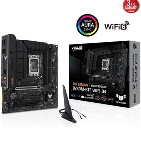 Resim ASUS Tuf Gamıng B760m-btf Wıfı D4 5333 M.2 Hdmı Dp 1700p Matx 