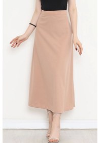 Resim Çan Kesim Etek Vizon - 16569.1778. Çok Renkli 