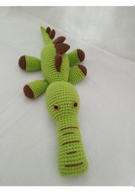 Resim Amigurumi Timsah Oyuncak 