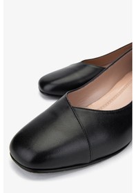 Resim Valmenti Kadın Hakiki Deri Siyah Deri Topuklu Ayakkabı 33 Zc-7716 Bn Ayk Sk24-25 Sıyah Dr Siyah Deri 