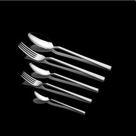 Resim Lumix 60 Parça 12 Kişilik Paslanmaz Çelik Çatal Kaşık Bıçak Seti Gümüş 