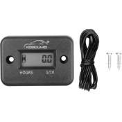 Resim Xifu Shop C Siyah Stil Su Geçirmez Dijital Saat Sayacı LCD Ekran Taşınabilir Motor Saat Sayacı Motosiklettekne Motorları Karşı Sayacı Saat Sayacı (Yurt Dışından) 